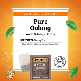 Twinings Oolong tea with milk creates a smooth, balanced cup.