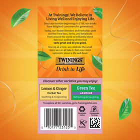 Twinings pack of six boxes offers value for daily enjoyment.