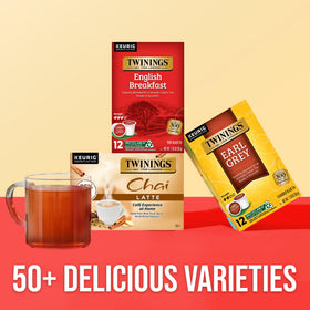 Twinings packaging sleeve highlights responsible sourcing and ethical practices.