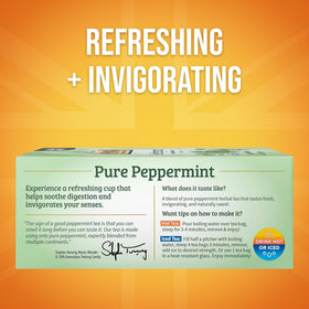 Twinings packaging close-up highlights individually wrapped tea bags for on-the-go freshness.