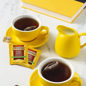 Premium Twinings tea leaves deliver rich aroma and smooth flavor