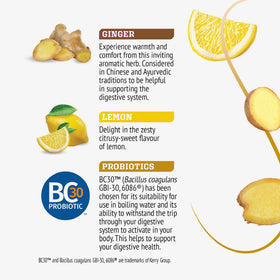 Brewing Twinings Probiotics+ Lemon & Ginger tea in a Keurig for fast flavor.