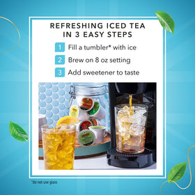 Twinings Pure Peppermint pod hot mug steaming for a calming break