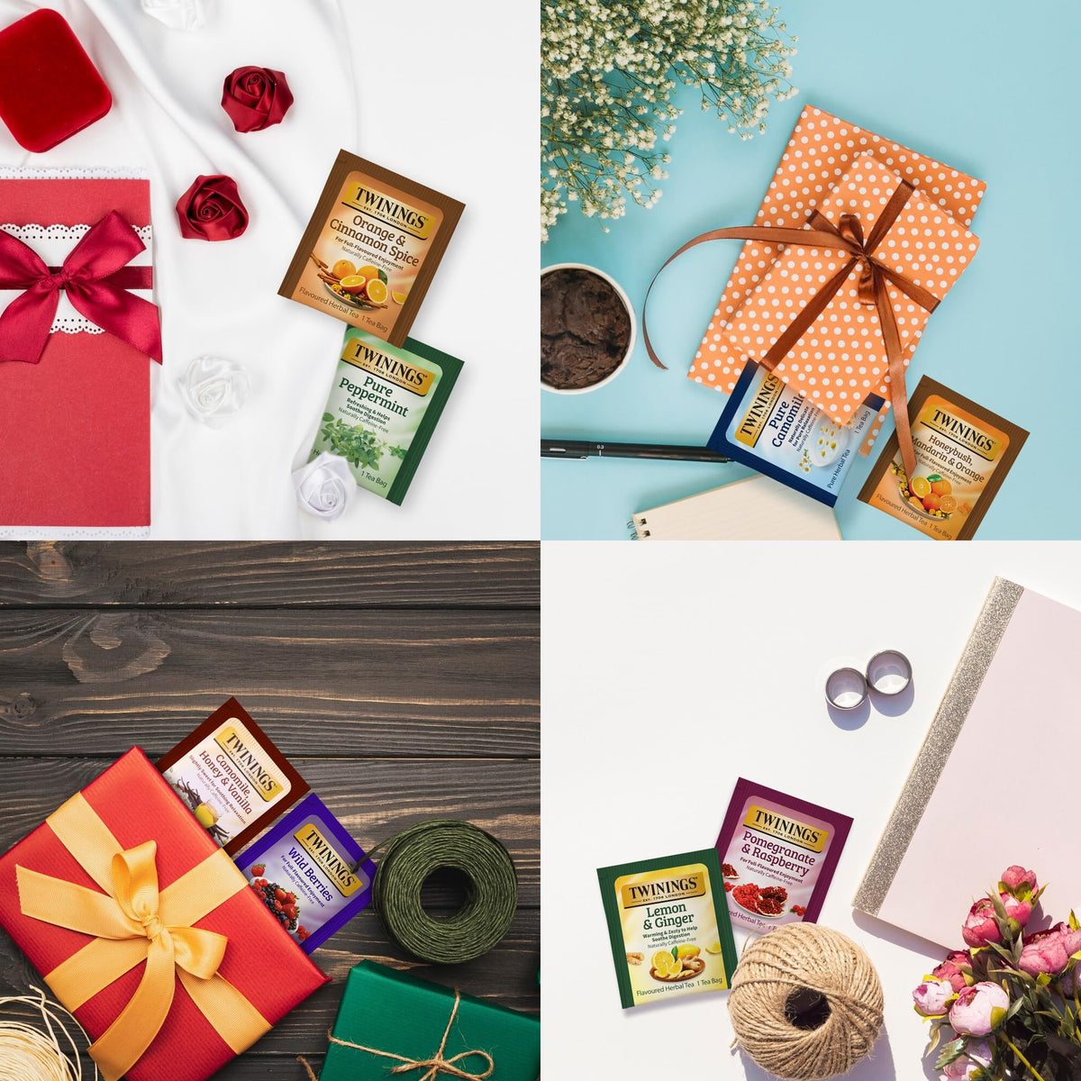 Twinings Pure Rooibos Red Tea delivers smooth caffeine-free warmth.