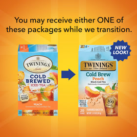 Serve Twinings cold brew tea over ice for a crisp refreshment.