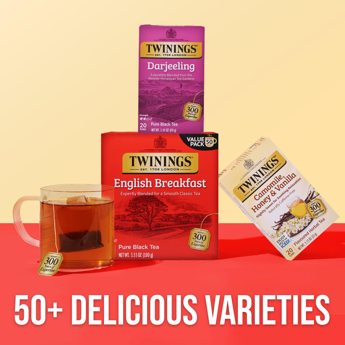 Twinings responsible sourcing map illustrating sustainable tea journey.