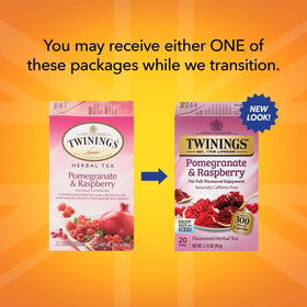 Twinings Rosehip Hibiscus blend delivers bright fruity aroma in each cup.