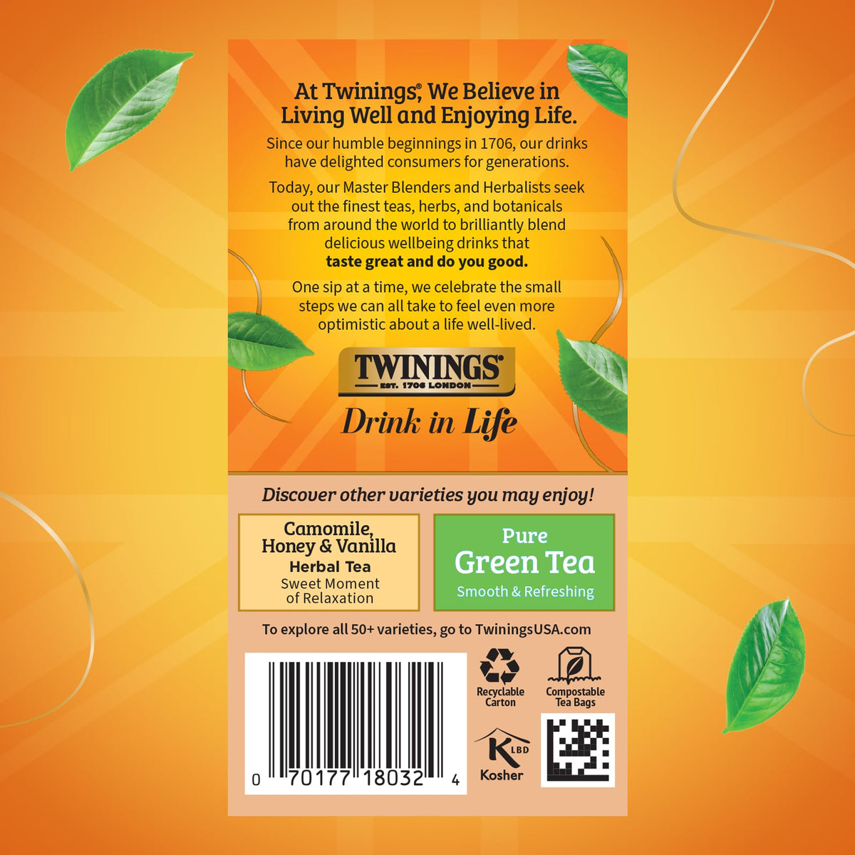 Twinings sustainable sourcing supports communities and responsible tea production.