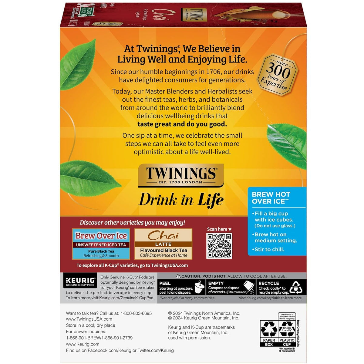 Twinings sustainable sourcing supports communities and responsible production.