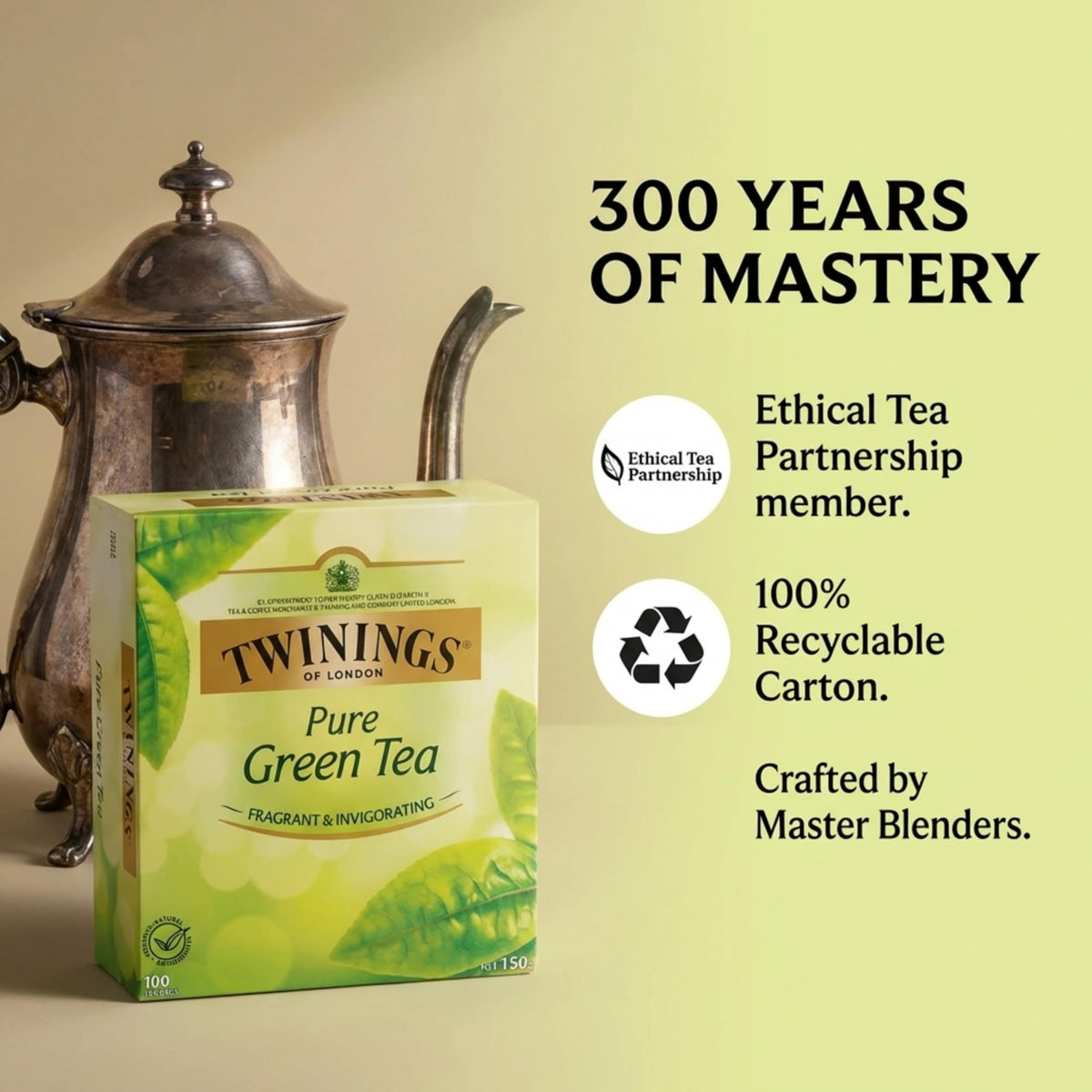 Twinings tea bag collection in a 100-count box for easy brewing