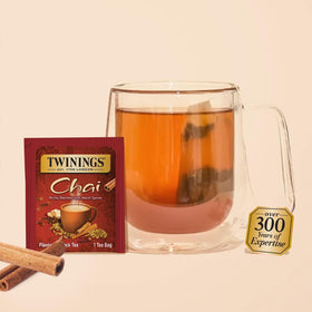 Twinings Tea Bag Sampler: freshness preserved with individually wrapped bags.