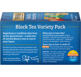 Twinings tea bag steeping in hot water for a comforting cup