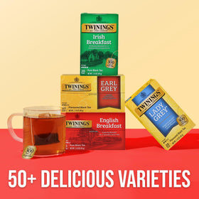 Twinings tea bags ready to brew hot or iced for any time