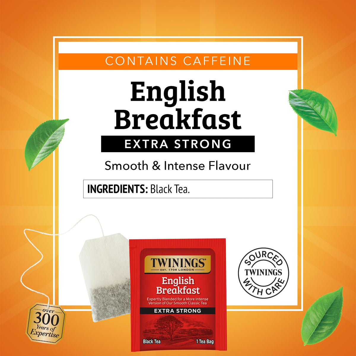 Twinings tea bags on desk, convenient for work or study breaks.