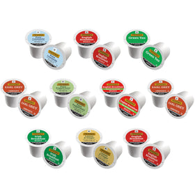 Twinings Tea K Cup Sampler Box front with 20 pods and eight flavours for Keurig.
