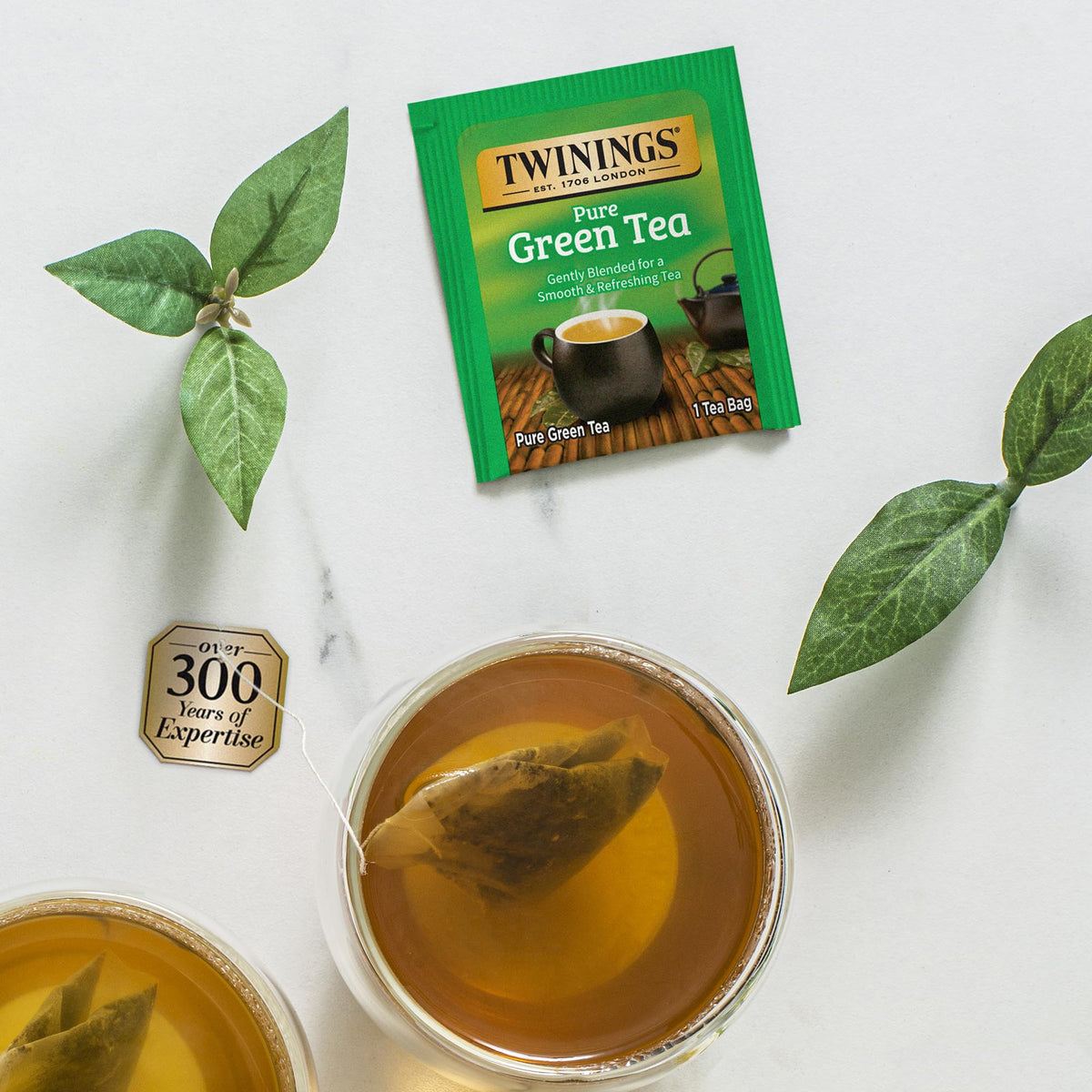 Twinings tea organizer included helps keep teas neatly arranged for quick brewing
