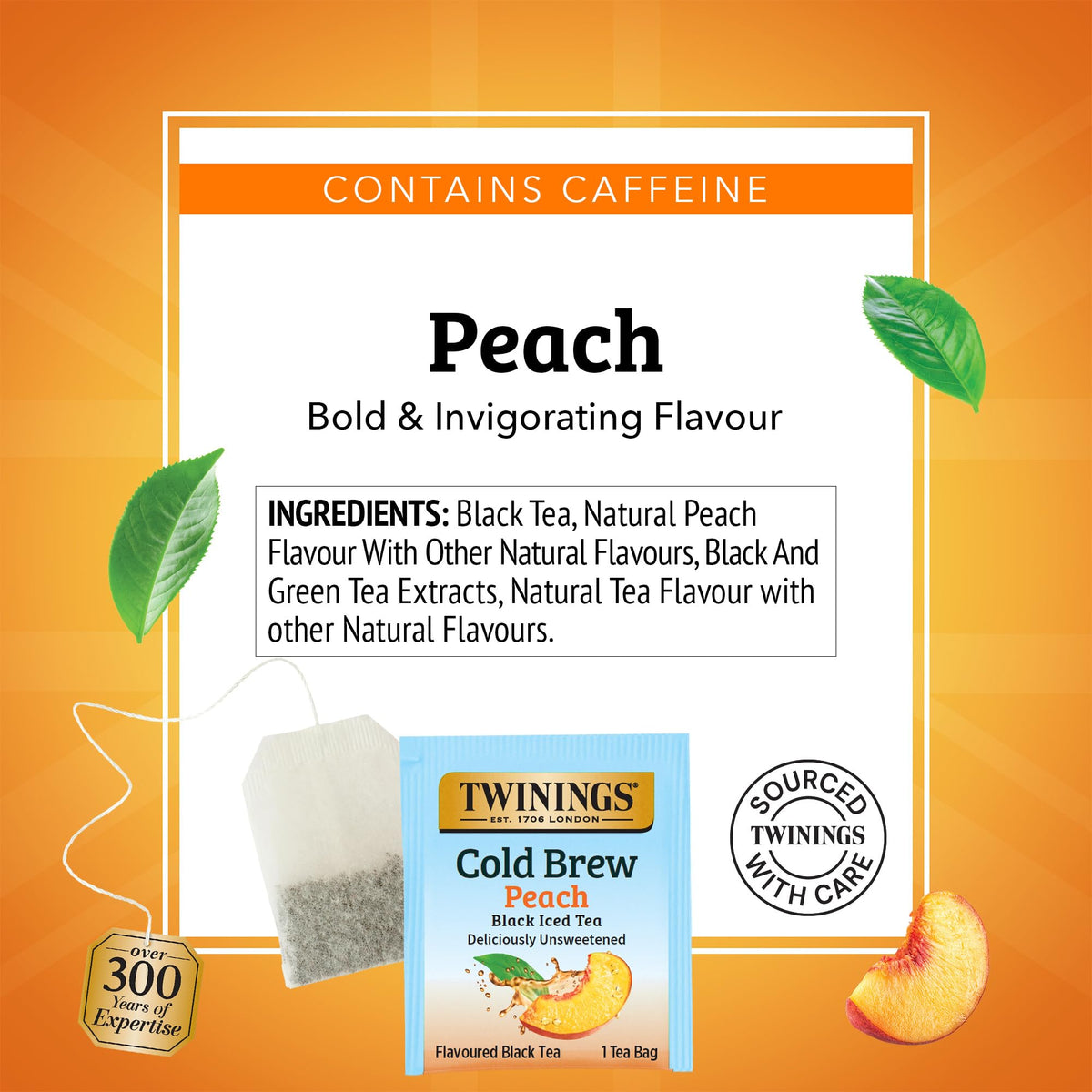 Two flavors in one Twinings pack offering unsweetened flavor choices.