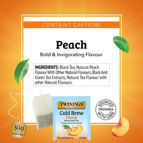 Two flavors in one Twinings pack offering unsweetened flavor choices.