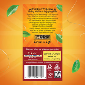 Twinings Ultra Spice Chai poured over ice, for a refreshing cold brew.