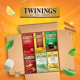Twinings Lemon Ginger tea bags bring zesty warmth perfect for chilly evenings.
