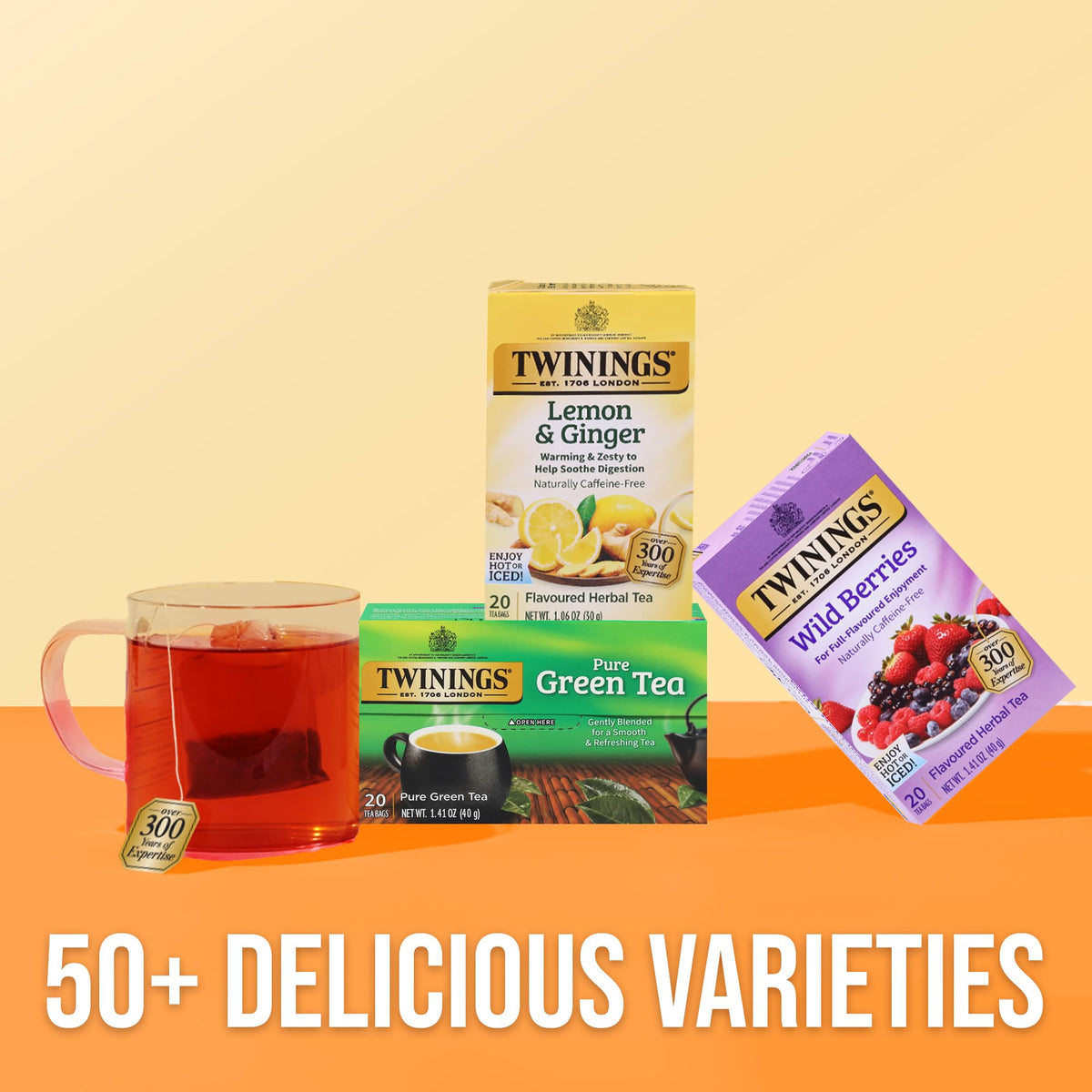 Twinings Wild Berries aroma inviting a bright, fruity lift for any time