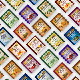 Twinings Wild Berries herbal tea promotes fruity aroma and hydration.