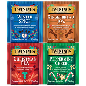 Twinings Winter Spice tea cup with comforting spice notes.