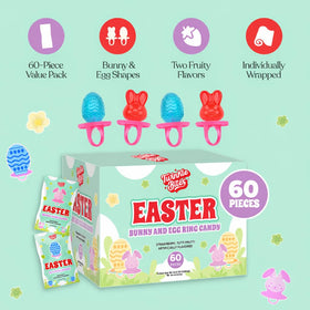 Twinkle Bites Easter egg ring candy design for party favors