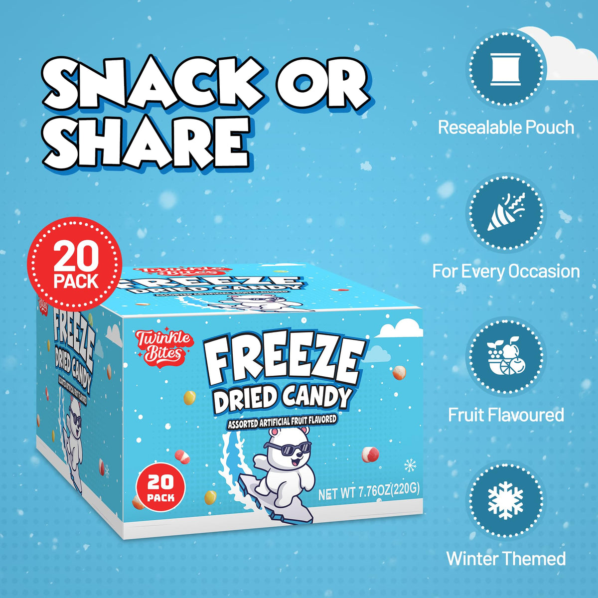 Twinkle Bites party packs make snack time simple and mess-free.