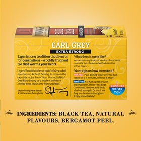 Iced tea preparation with Twinings Earl Grey Extra Strong