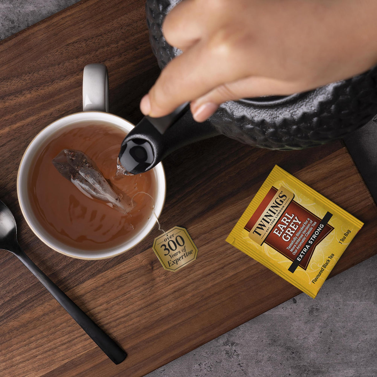 Brew in 4-5 minutes for quick tea break