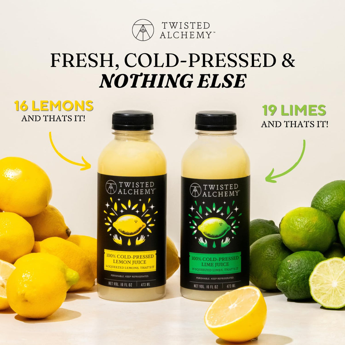 Twisted Alchemy Eureka Lemon Juice enhances cocktails with balanced acidity and aroma