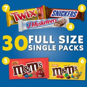 Twix caramel bars packaging view ideal for sharing