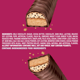 Twix cookie dough bars on a kitchen counter for snacking