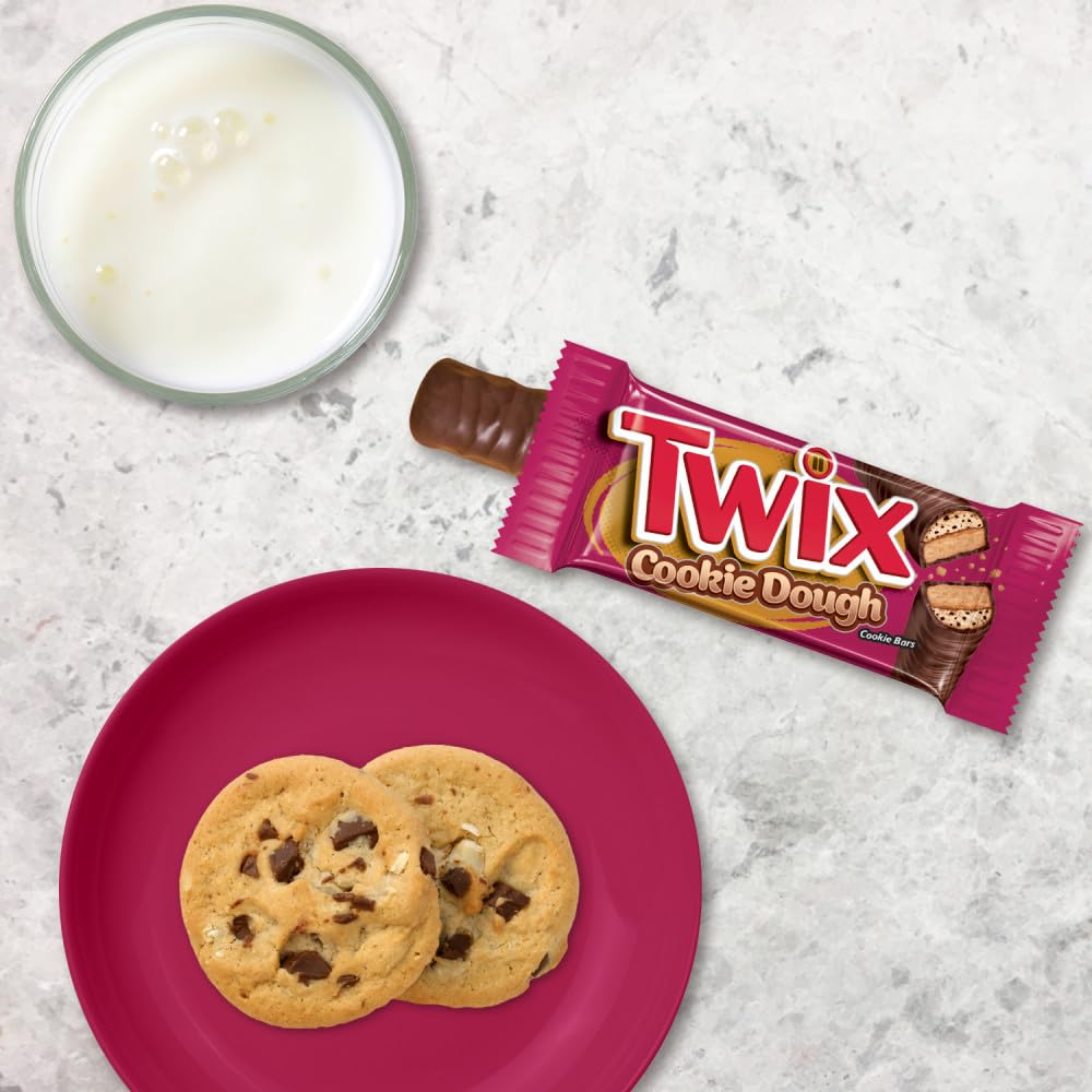 Twix cookie dough bars in holiday stockings and Easter baskets