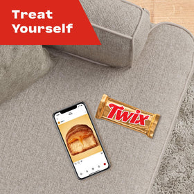 Twix gifting display, perfect for holiday or gift baskets.