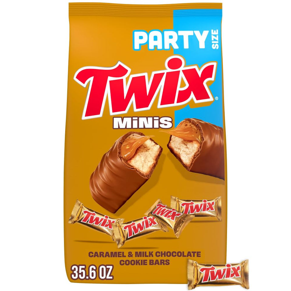 Twix Minis stand-up bag ready for quick grabbing and sharing.