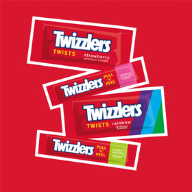Twizzlers assorted candies in individual wrappers for events