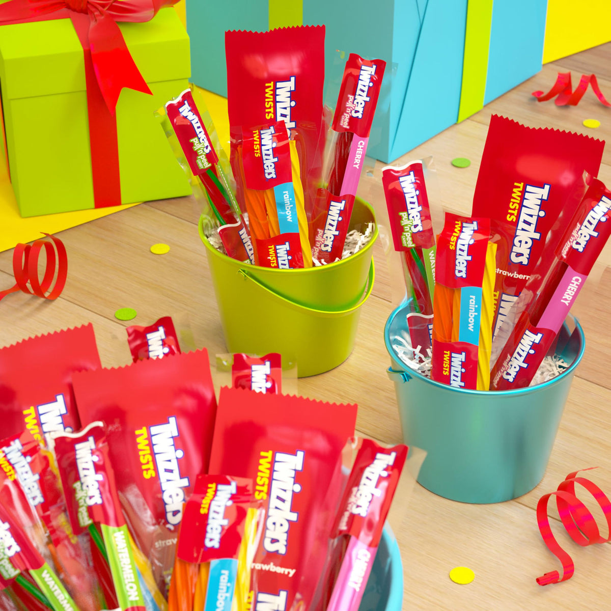Twizzlers Pull 'N' Peel Watermelon flavor candy as road trip snack