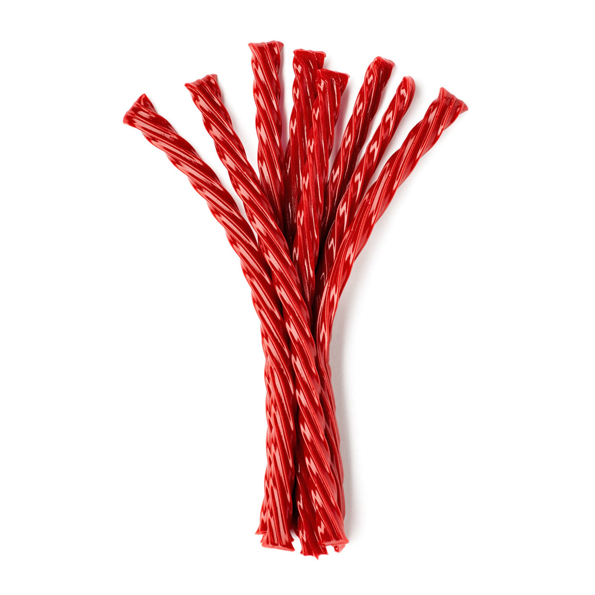 Twizzlers Twists strawberry dips into milk for a playful treat.