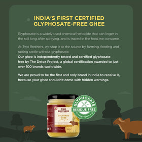 Two Brothers A2 Ghee pouring onto pan ideal for sautéing and aromatic cooking