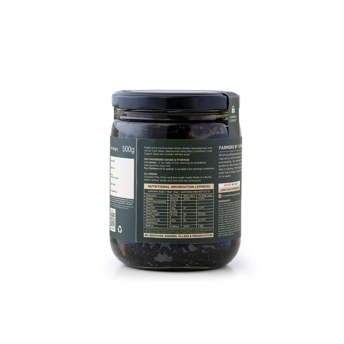 Chyawanprash herbs close-up highlighting 40+ herbs for antioxidants
