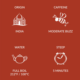 Naked packaging of Mountain High chai reduces waste while preserving flavor and aroma.