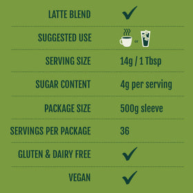 Two Leaves and a Bud Nice Matcha Latte hot latte setup with steamed milk, rich flavor.