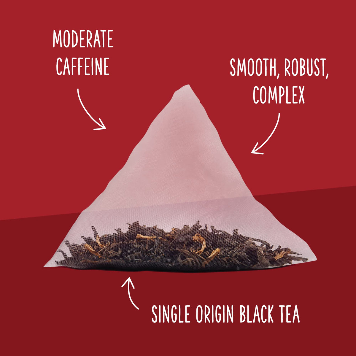 Two Leaves and a Bud whole leaf pyramid sachet delivers fuller flavor