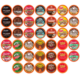 Two Rivers Chocolate Lovers pods pack – 40-count box showcasing flavor variety for home or office.