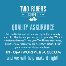 Two Rivers Coffee Cinnamon Subway close-up warm spice notes for cozy cups