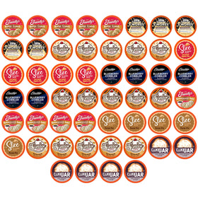 Two Rivers Coffee dessert pods sampler pack for quick flavor variety