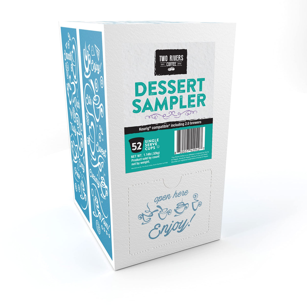 Two Rivers Coffee flavored and non-flavored collection for varied tasting experiences