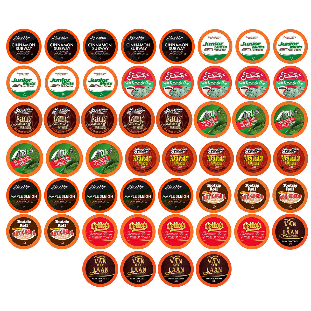 Two Rivers Coffee hot cocoa pods offer creamy cocoa for cozy evenings.